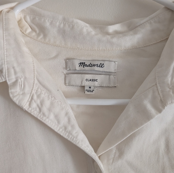 Madewell classic white button down - Picture 2 of 3